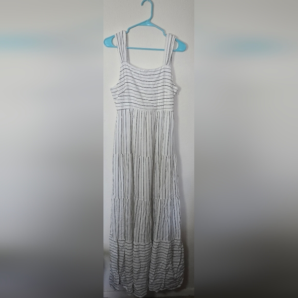 Savanna Jane Dresses & Skirts - Savanna Jane Striped Casual Minimalist Maxi Dress Boho Sleeveless New Medium